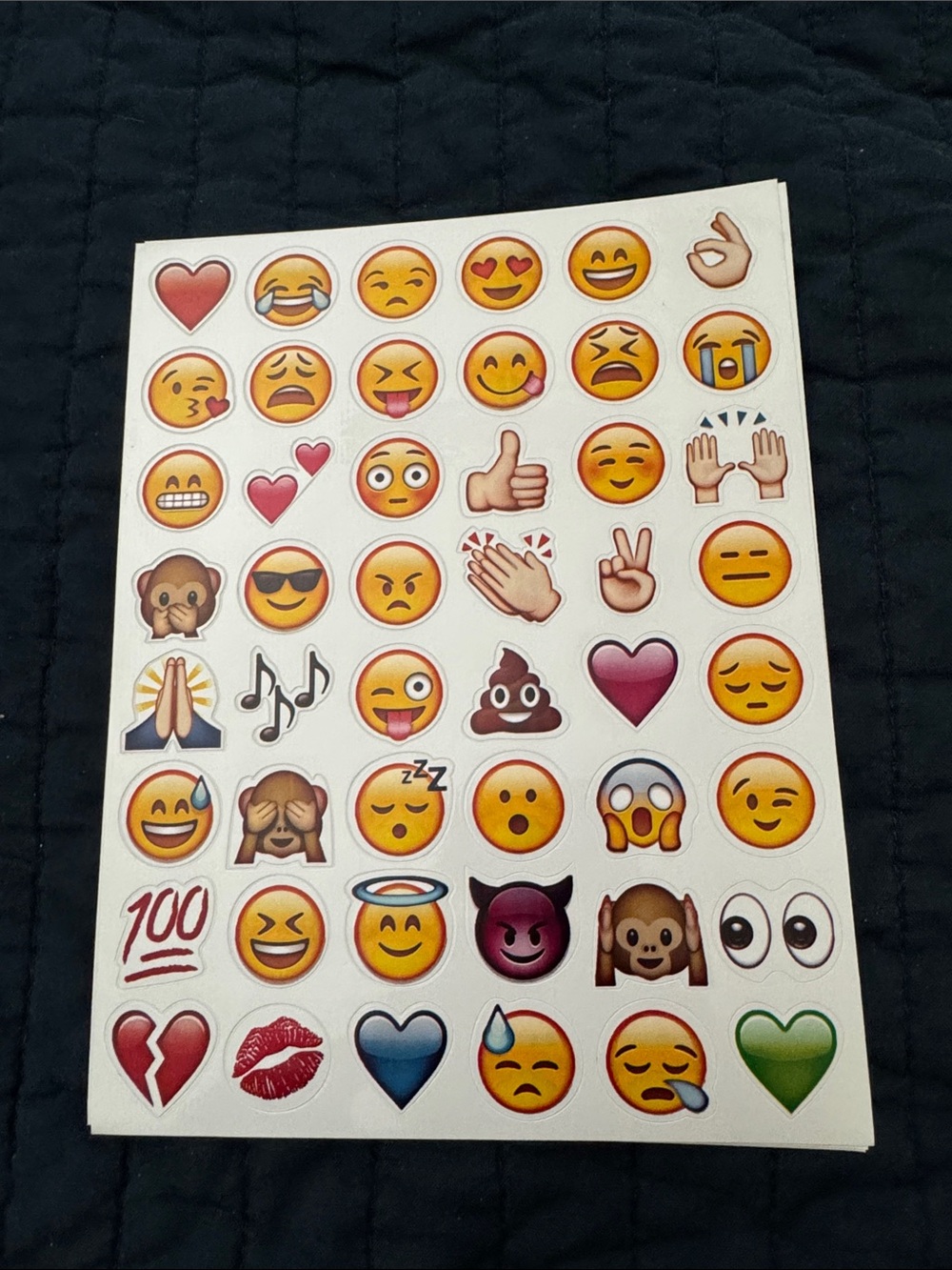 Emoji Themed Sticker Sheets - Picture 5 of 7